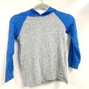 0143 Oshkosh Blue and Gray Kids Hoodie size 8/8A